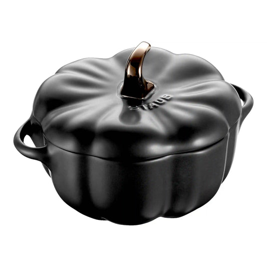 0.5 qt, Pumpkin, Petite Dutch Oven, Matte Black