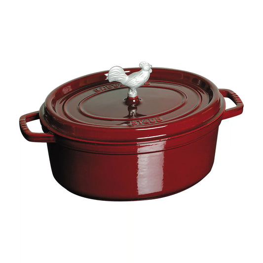5.75 qt, Oval, Coq Au Vin Dutch Oven, Grenadine