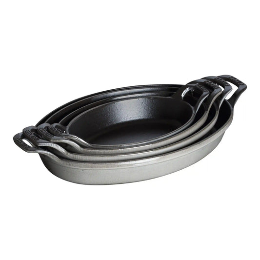 9.5-inch, Oval, Baking Dish, Graphite Grey