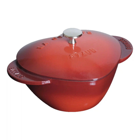 1.75 qt, Heart, Dutch Oven, Cherry