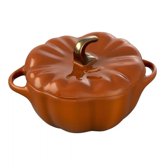 0.5 qt, Pumpkin, Petite Dutch Oven, Matte Black