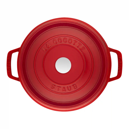 5 qt, Round, Dutch Oven Deep, Cherry - Factory Second
