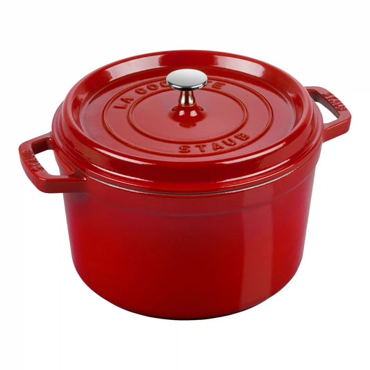 5 qt, Round, Dutch Oven Deep, Cherry - Factory Second