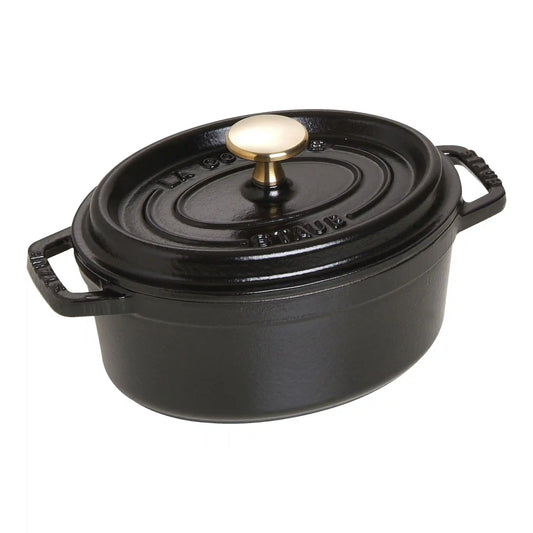 1 qt, Oval, Dutch Oven, Matte Black