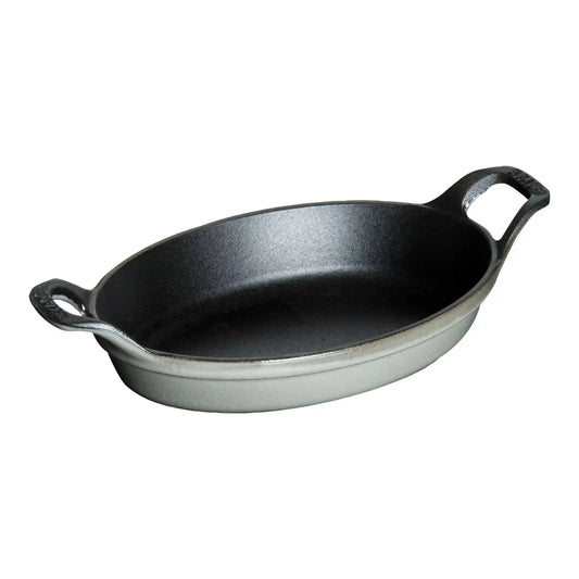 6-inch, Oval, Mini Gratin Baking Dish, Graphite Grey