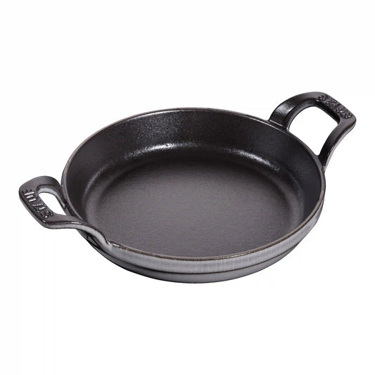 6-inch, Round, Gratin Baking Dish, Graphite Grey