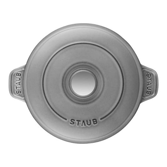 8-inch, Round, Covered Baking Dish With Lid, Graphite Grey