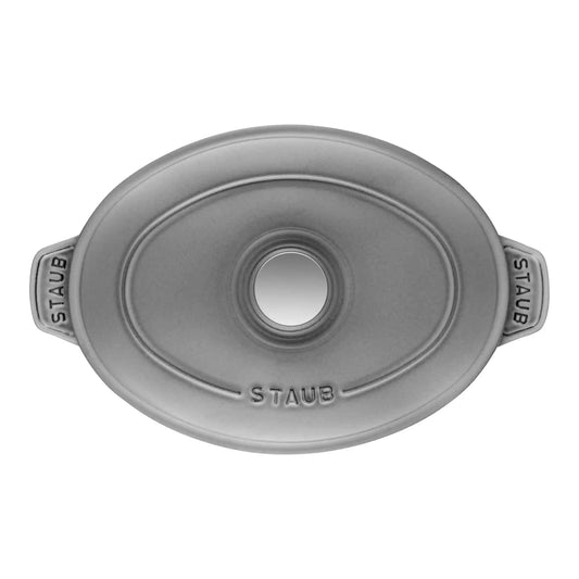 9-inch, Oval, Covered Baking Dish With Lid, Graphite Grey