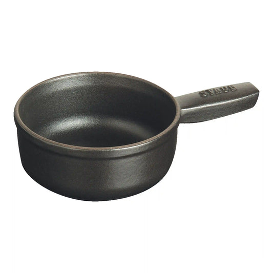 0.375 qt, Mini Cheese Fondue Pot, Matte Black