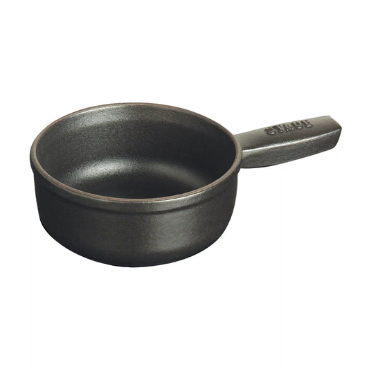0.375 qt, Mini Cheese Fondue Pot, Matte Black