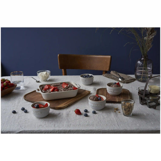 3-pc, Ovenware set, Ivory-White