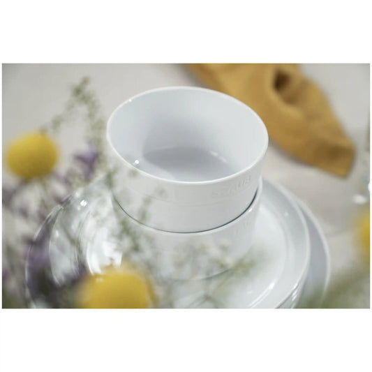 4-pc, Cereal Bowl Set, White