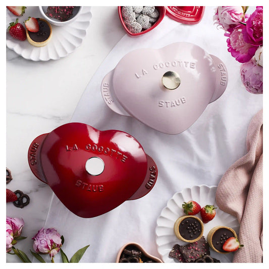 1.75 qt, Heart, Dutch Oven, Cherry