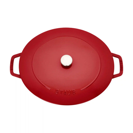 6 qt, Wide Oval Dutch Oven, Cherry - Factory Second